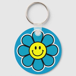 Flower Keychain (Blue)