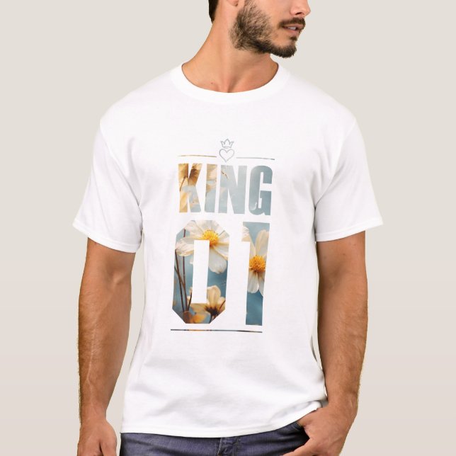 Flower King and Queen 01 T-Shirt (Front)