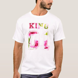 Flower King and Queen Couple 01 T-Shirt