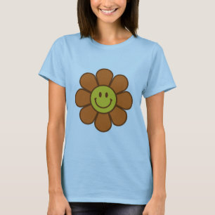 Flower Ladies Baby Doll (Fitted) T-Shirt