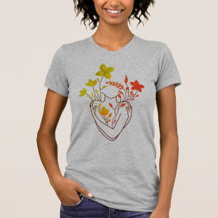 Flower Lady - Colorful Lady Retro Edition T-Shirt