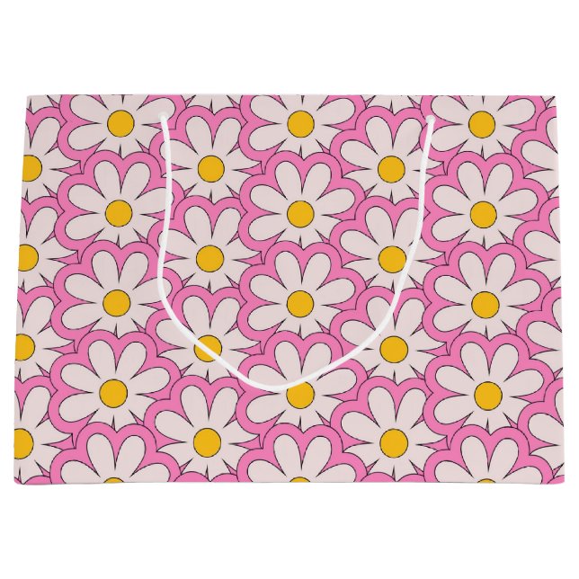 Flower Large Gift Bag (Front)