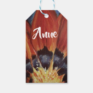 Flower Leaves Art   Custom Gift Tag