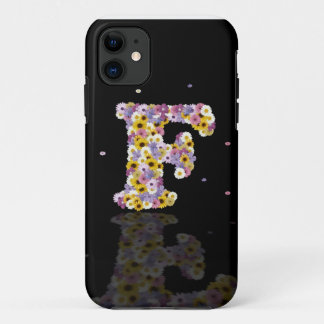 Flower letter F iPhone 11 Case