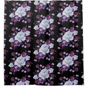 FLOWER Light Switch Cover Shower Curtain