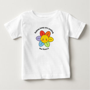Flower-like smiles  baby T-Shirt