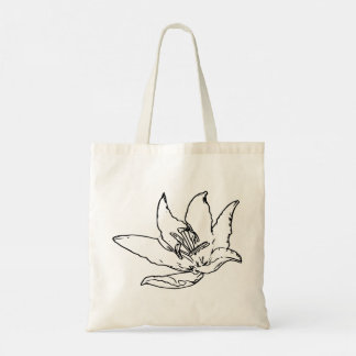 Flower Lily Tote Bag
