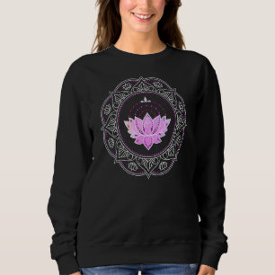 Flower Lotus Mandala Yoga Lotus Lotus Sweatshirt