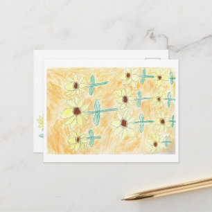 Flower Love - Sunflowers Postcard