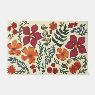 Flower Lover Doormat, Cute Flower Welcome Mat