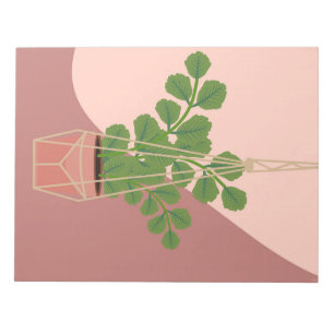 Flower Lover Flower Vase Art Notepad