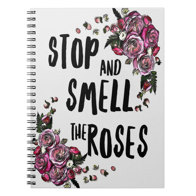 Flower Lover | Rose Flower Garden Notebook (Front)
