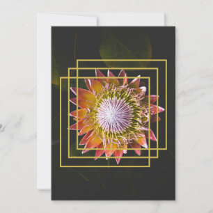 Flower Lover Square Flower Save The Date