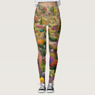 Flower magic – a paradise of colours leggings