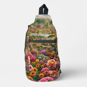 Flower magic – a paradise of colours sling bag