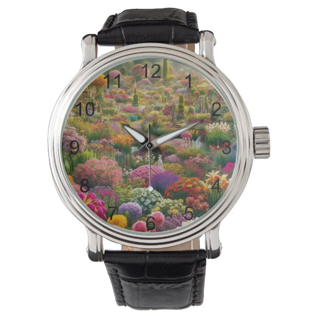 Flower magic – a paradise of colours watch (Front)