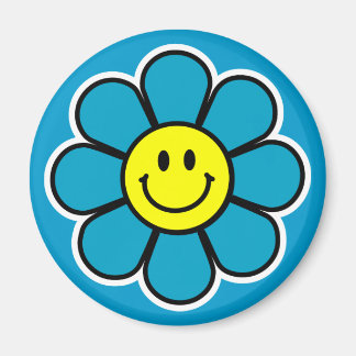 Flower Magnet (Blue)