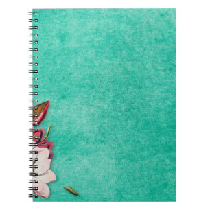 Flower magnolia paper vintage old notebook