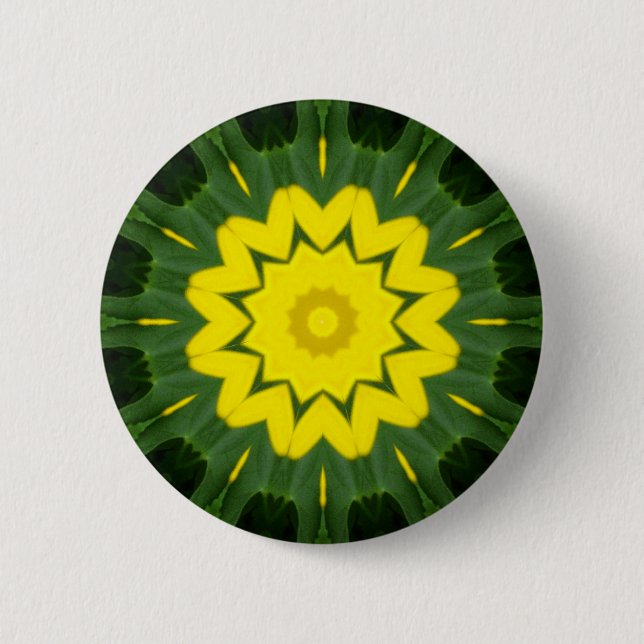 Flower Mandala 06 6 Cm Round Badge (Front)