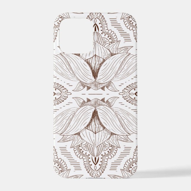 Flower Mandala 1 iPhone Case (Back)