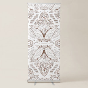 Flower Mandala 1 Retractable Banner