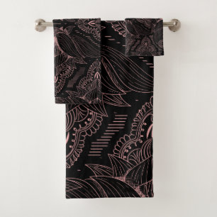 Flower Mandala 2 Bath Towel Set