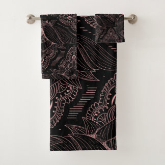 Flower Mandala 2 Bath Towel Set