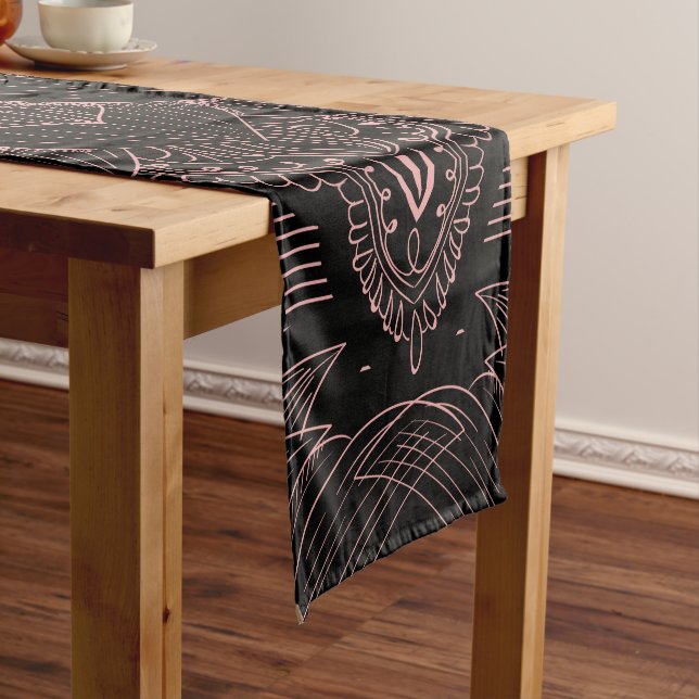 Flower Mandala 2 Short Table Runner (In Situ)