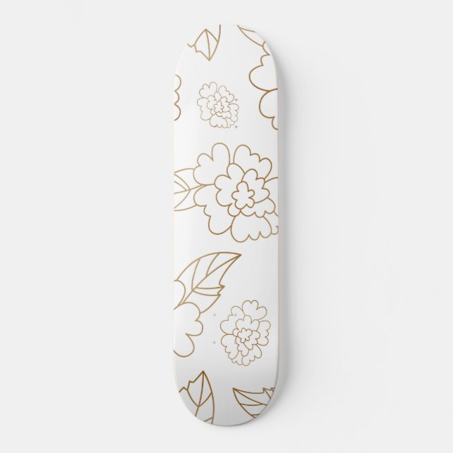 Flower Mandala 2 Skateboard (Front)