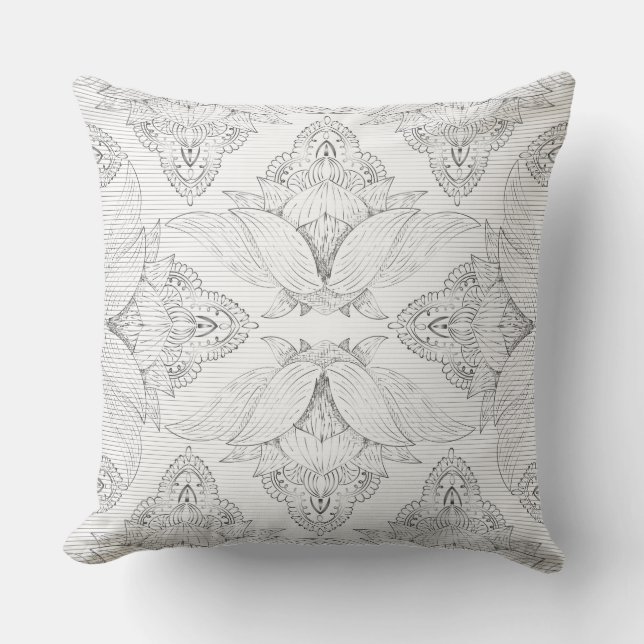 Flower Mandala 3 Cushion (Front)