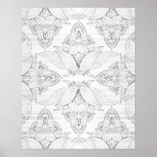 Flower Mandala 3 Poster