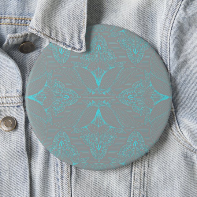 Flower Mandala 6 Cm Round Badge (In Situ)