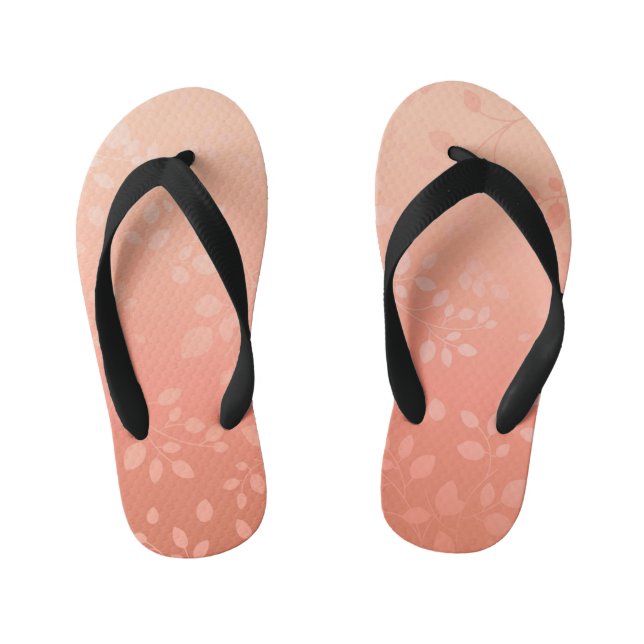 Flower Mandala 8 Kid's Flip Flops (Footbed)