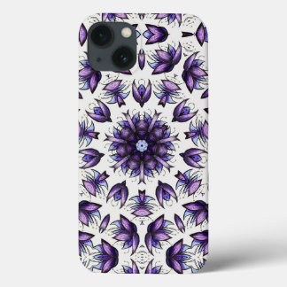 Flower Mandala Abstract Kaleidoscopic Pattern Case