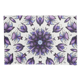 Flower Mandala Abstract Kaleidoscopic Pattern Pillowcase