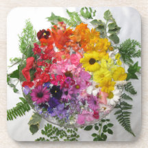 Flower Mandala Coaster Set