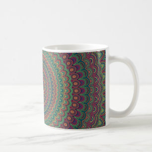 Flower mandala coffee mug
