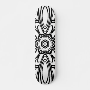 flower mandala design skateboard
