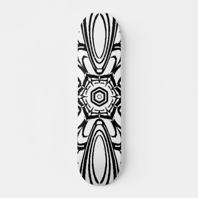flower mandala design skateboard (Front)