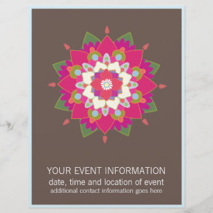 Flower Mandala  Flyer