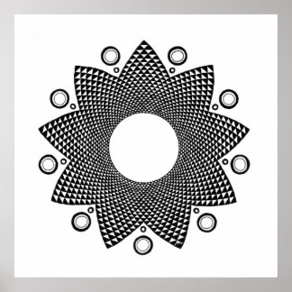 Flower Mandala III Poster