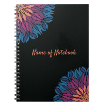 Flower Mandala in blues and mauve