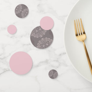 Flower Mandala in Mauve and Pink colours Confetti