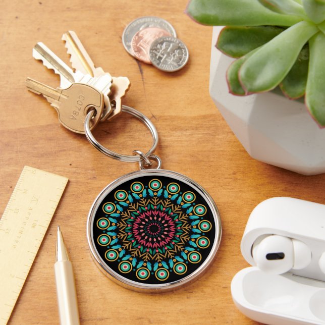 Flower Mandala Keychain (Desk)
