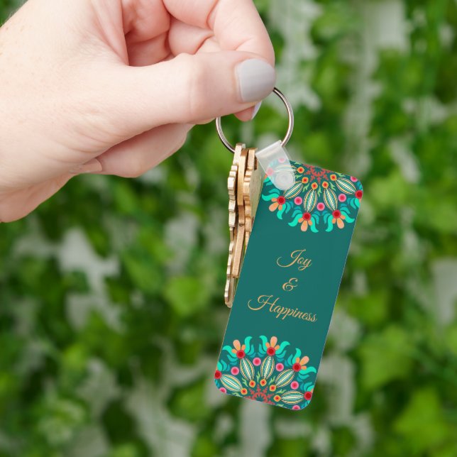 Flower Mandala Keychain (Hand)