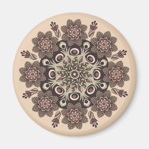 flower mandala magnet