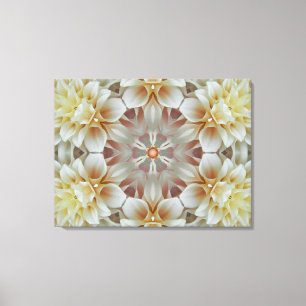 Flower Mandala of Light Canvas Print