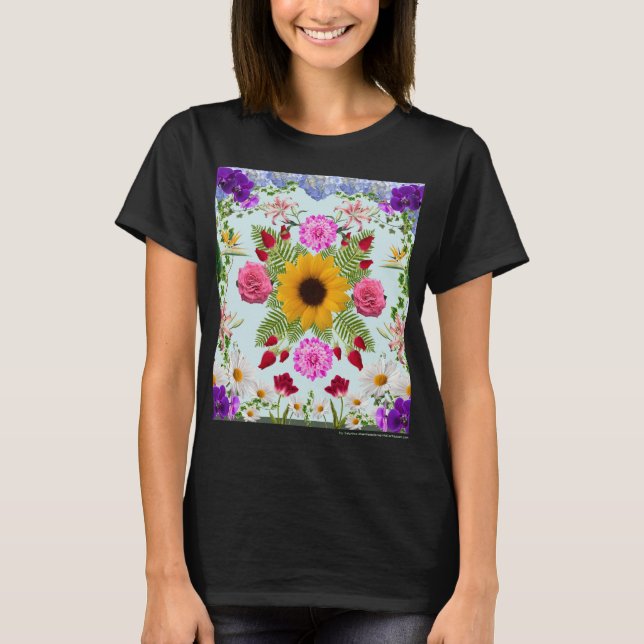Flower mandala t shirt (Front)