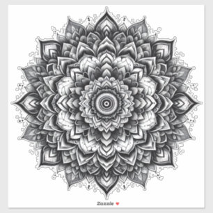 flower mandala vinyl sticker