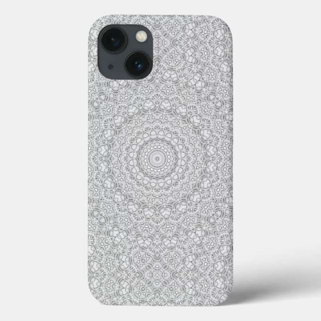 Flower Mandalal_MG_2221 BlackNWhite Case-Mate iPhone Case (Back)